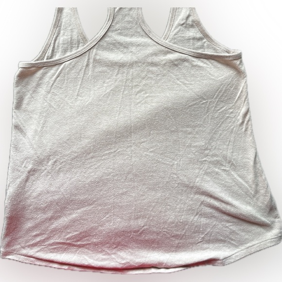 Nike off-white racer back workout tank top - Picture 2 of 2